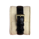 Gucci Vintage Black Leather Moonphase Triple Calendar Watch