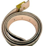 Louis Vuitton Peach/Monogram LV Initiales 30MM Reversible Belt