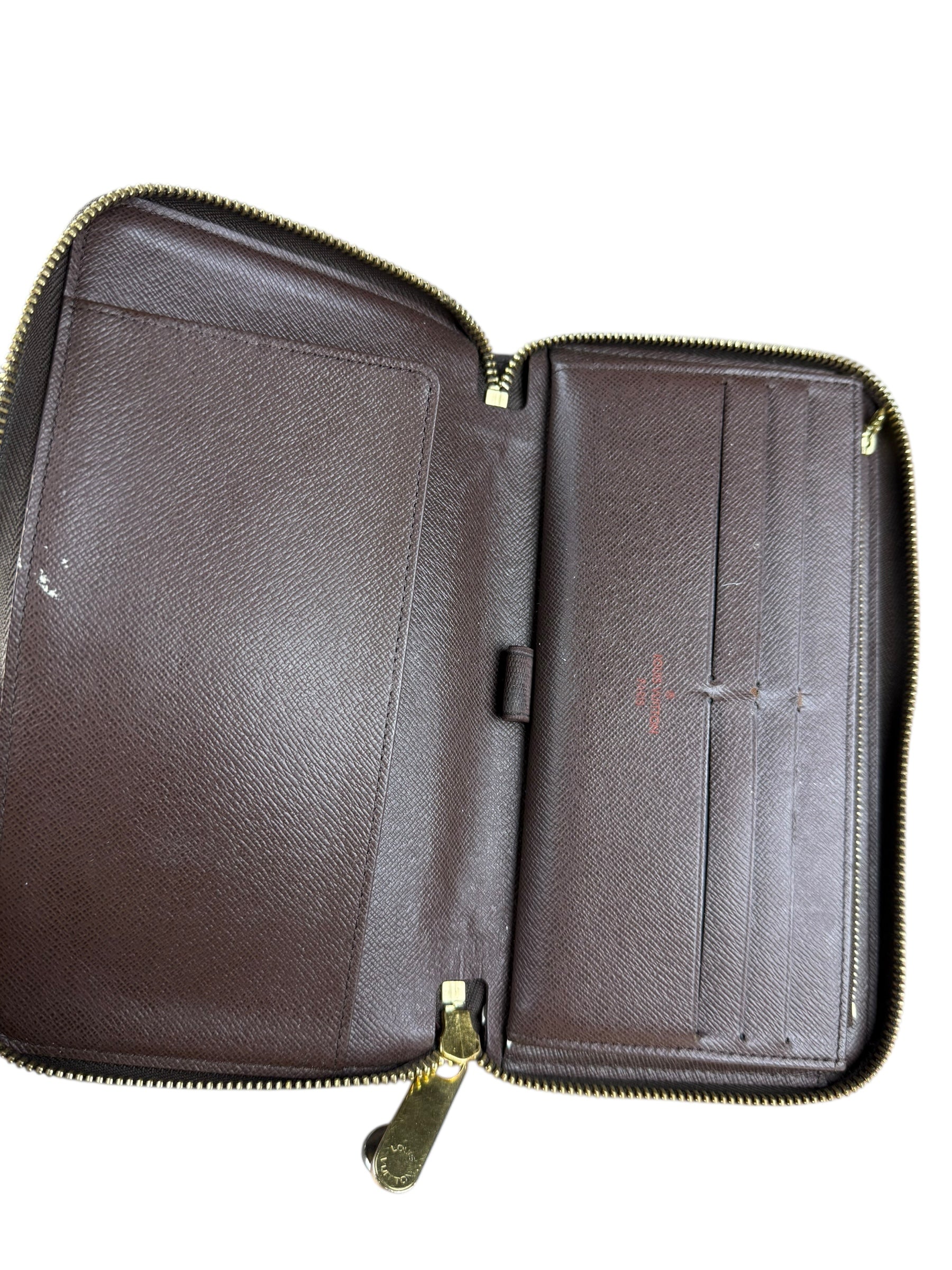 Louis Vuitton Damier Ebene Zippy Organizer Wallet
