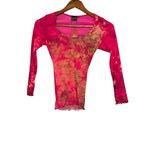 Plein Sud Printed Mesh Top