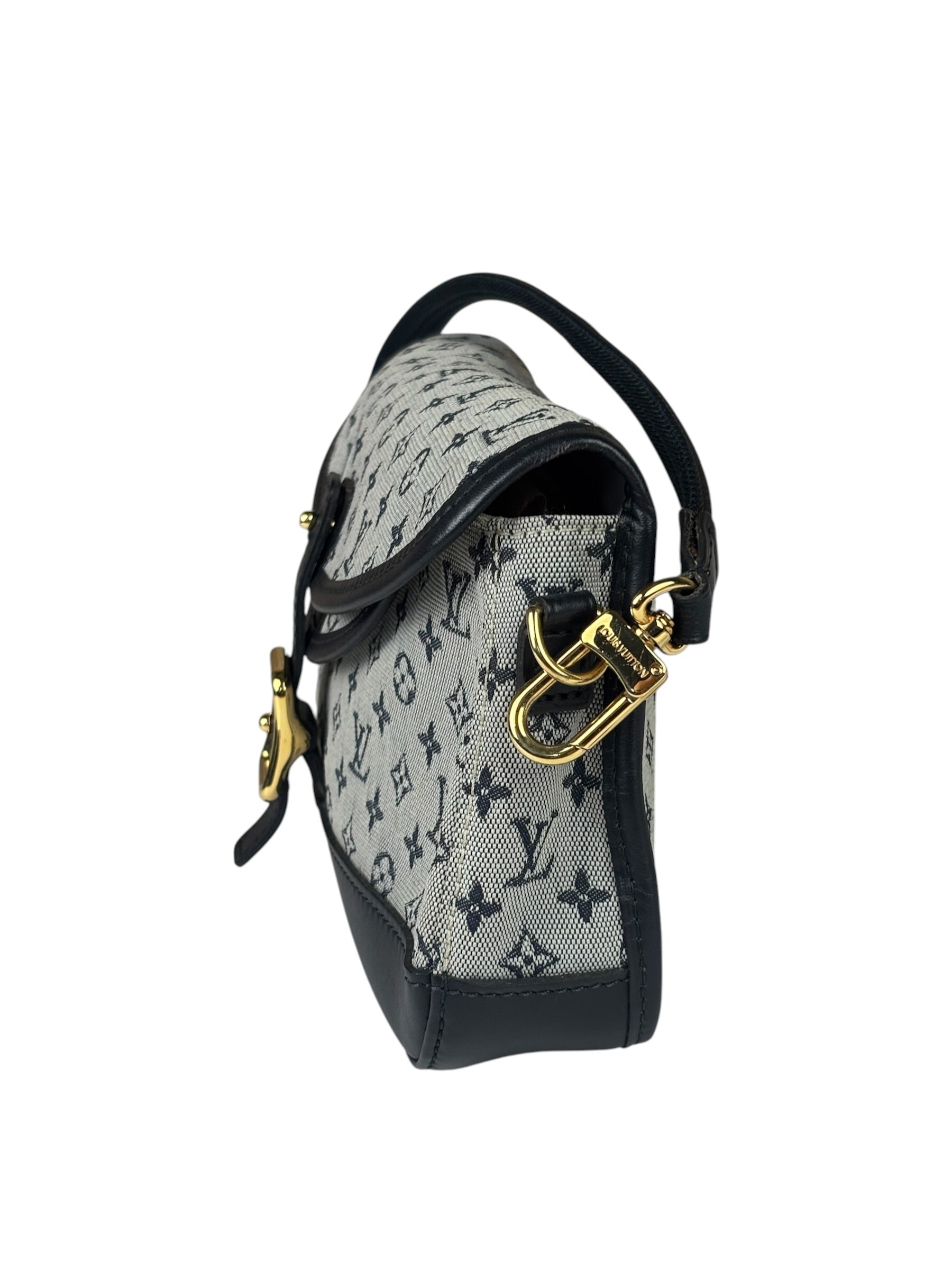 Louis Vuitton Grey/Black Monogram Marjorie Pochette