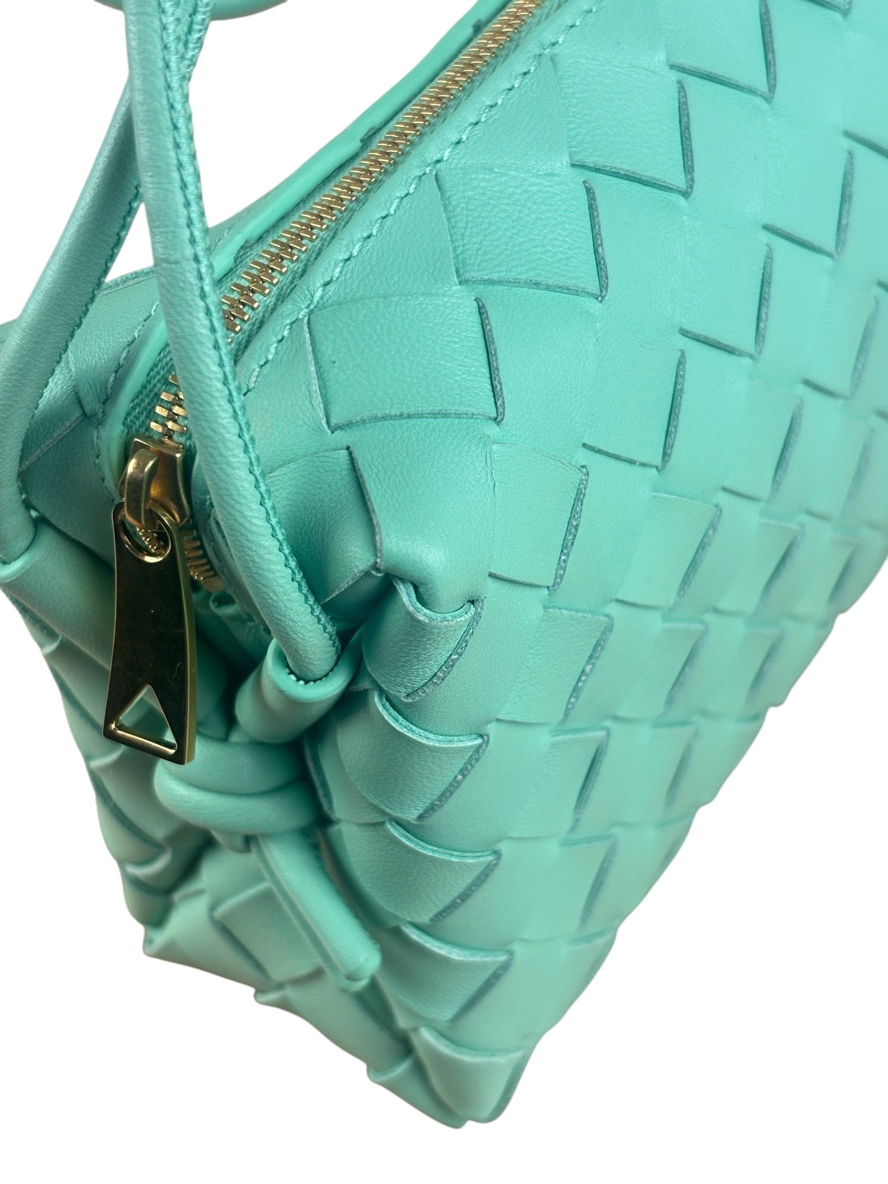 Bottega Veneta Mint Mini Loop Camera Bag