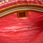 Fendi Raffia Crochet Baguette