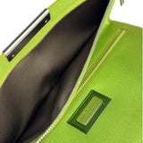 Dolce & Gabbana Lime Green Satin Clutch