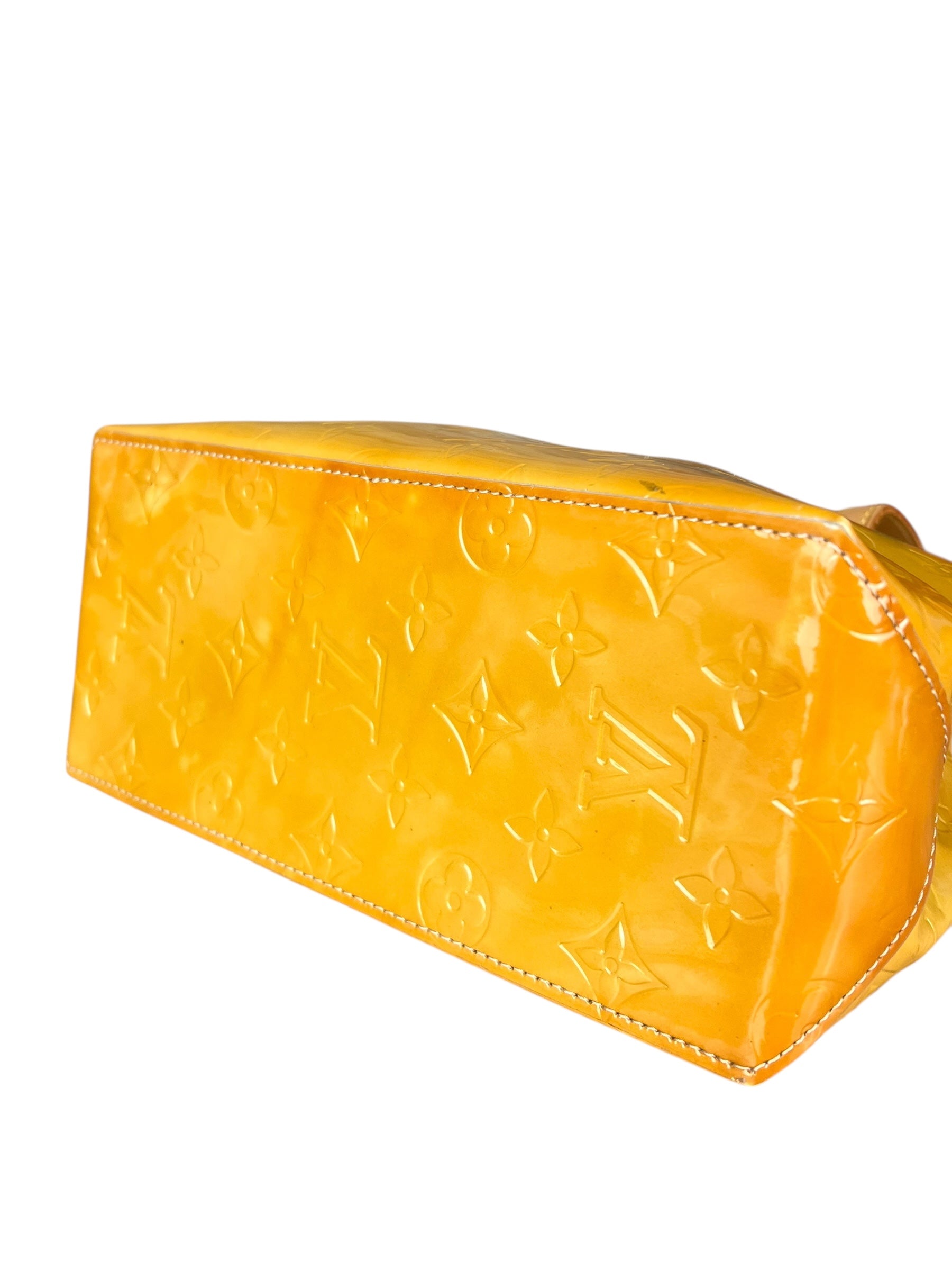 Louis Vuitton Monogram Vernis Reade PM Yellow