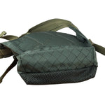 Bottega Veneta Green Nylon/Mesh Intrecciato Belt Bag