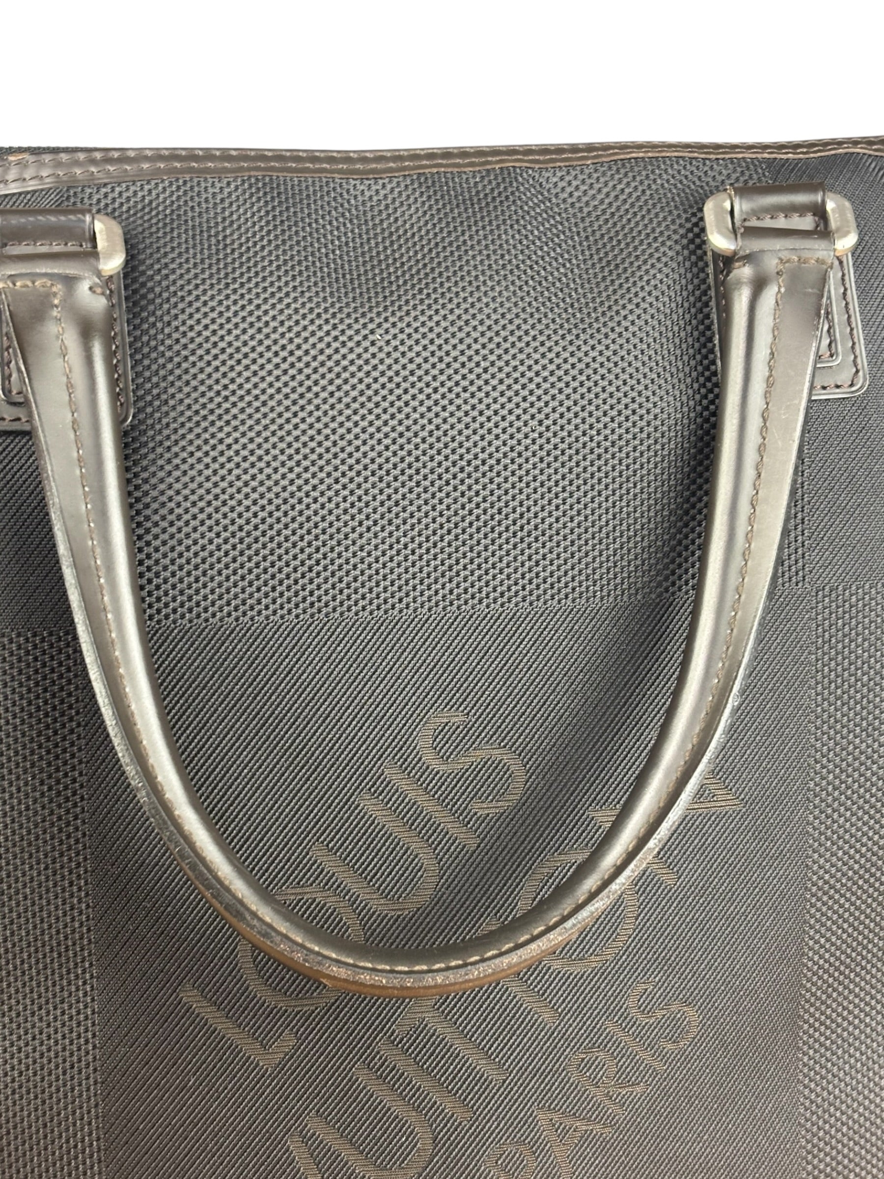 Louis Vuitton Black Damier Canvas Geant Tote