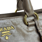 Prada Vitello Shine 2Way Tote Bag