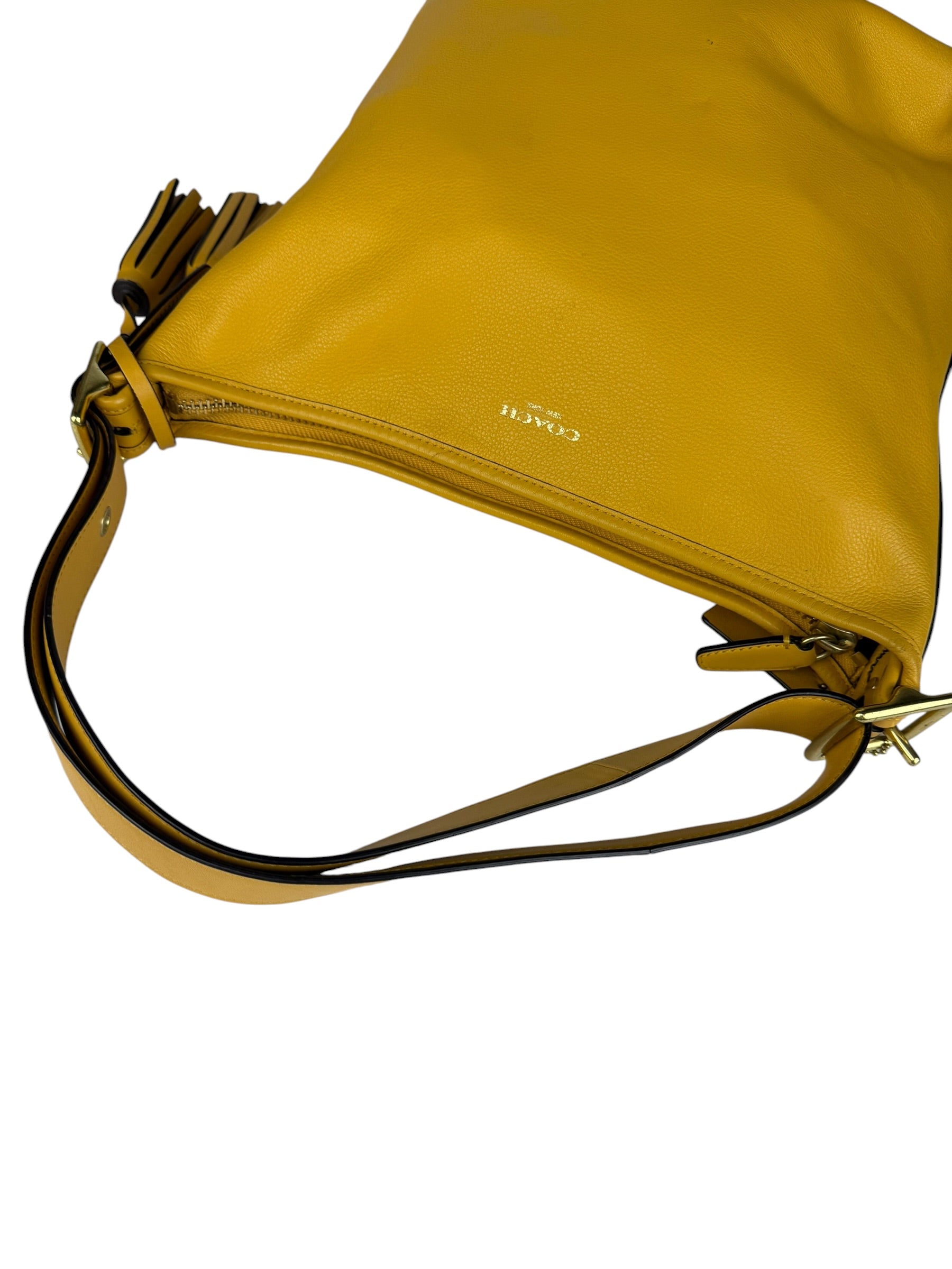 Coach Leather Legacy Sunflower Shoulder Bag