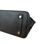 Louis Vuitton Limited Edition Black Monogram Transparence Lockit Hand Bag