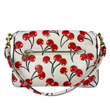 Coach Soft Tabby Shoulder Bag With Cherry Print