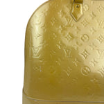 Louis Vuitton Yellow Monogram Vernis Alma Handbag