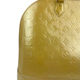 Louis Vuitton Yellow Monogram Vernis Alma Handbag