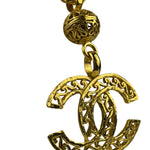 Chanel Vintage CC Logo Filigree Ball Pendant -1995