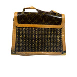 Louis Vuitton Brown Monogram Ambre Tweedy Zip GM