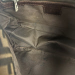 Fendi Vintage Zucca FF Baguette Shoulder Bag