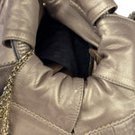 Loewe Metallic Gold Leather Nappa Aire Handbag