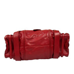 Chloe Red Leather Silverado Shoulder Bag