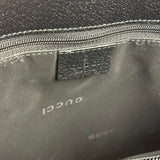 Gucci Vintage Black Leather Shoulder Tote