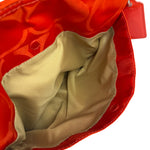 Coach Red/Orange Nylon Getaway Signature File Crossbody