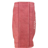 Chanel Coral Pink Medium Deauville Shopping Tote Bag 2014