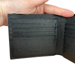 Yves Saint Laurent Leather Bi-Fold Wallet Black