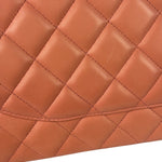 Chanel Pink Quilted Lambskin Classic Large Double Flap Bag 2012