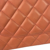 Chanel Pink Quilted Lambskin Classic Large Double Flap Bag 2012