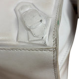 Balenciaga White Leather Neo Classic Le City Two-Way Bag