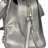 Balenciaga Carbon Fiber Silver Neo Classic City Bag Medium