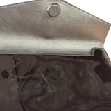 Yves Saint Laurent Black Patent Leather Uptown Pouch