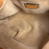 Loewe Brown Leather Flamenco Shoulder Bag