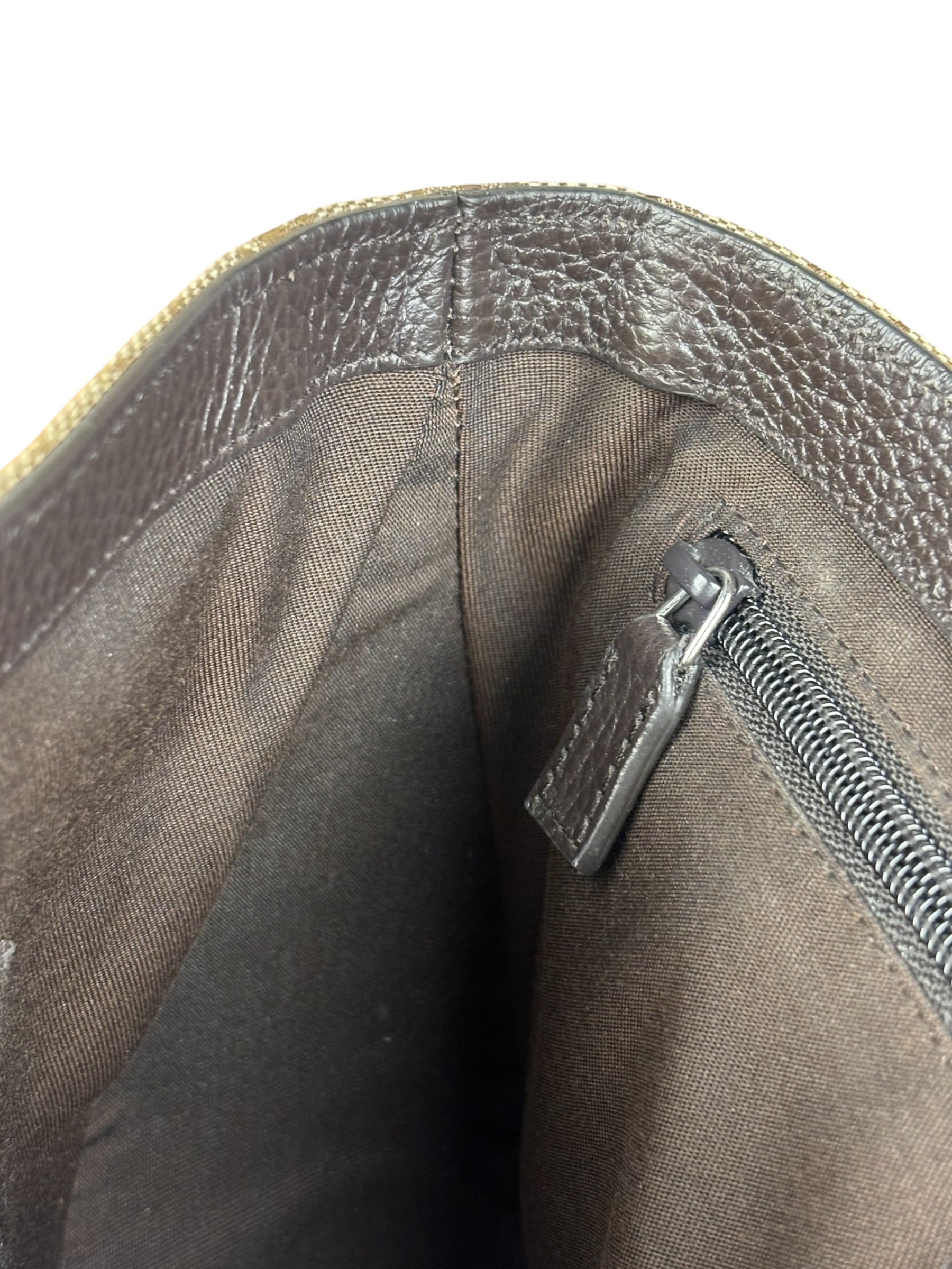 Gucci GG Canvas Print Flap Messenger Bag
