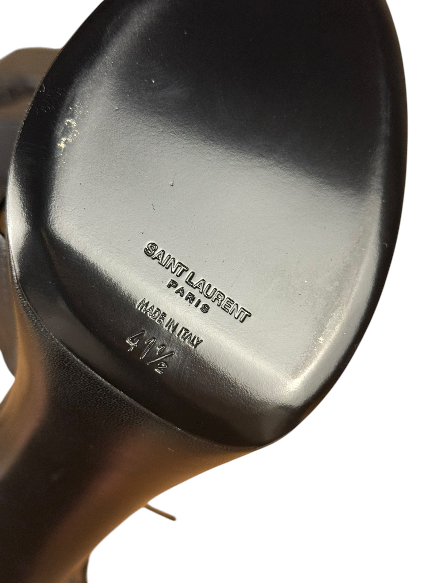 YSL 145MM Leather Platform Pumps