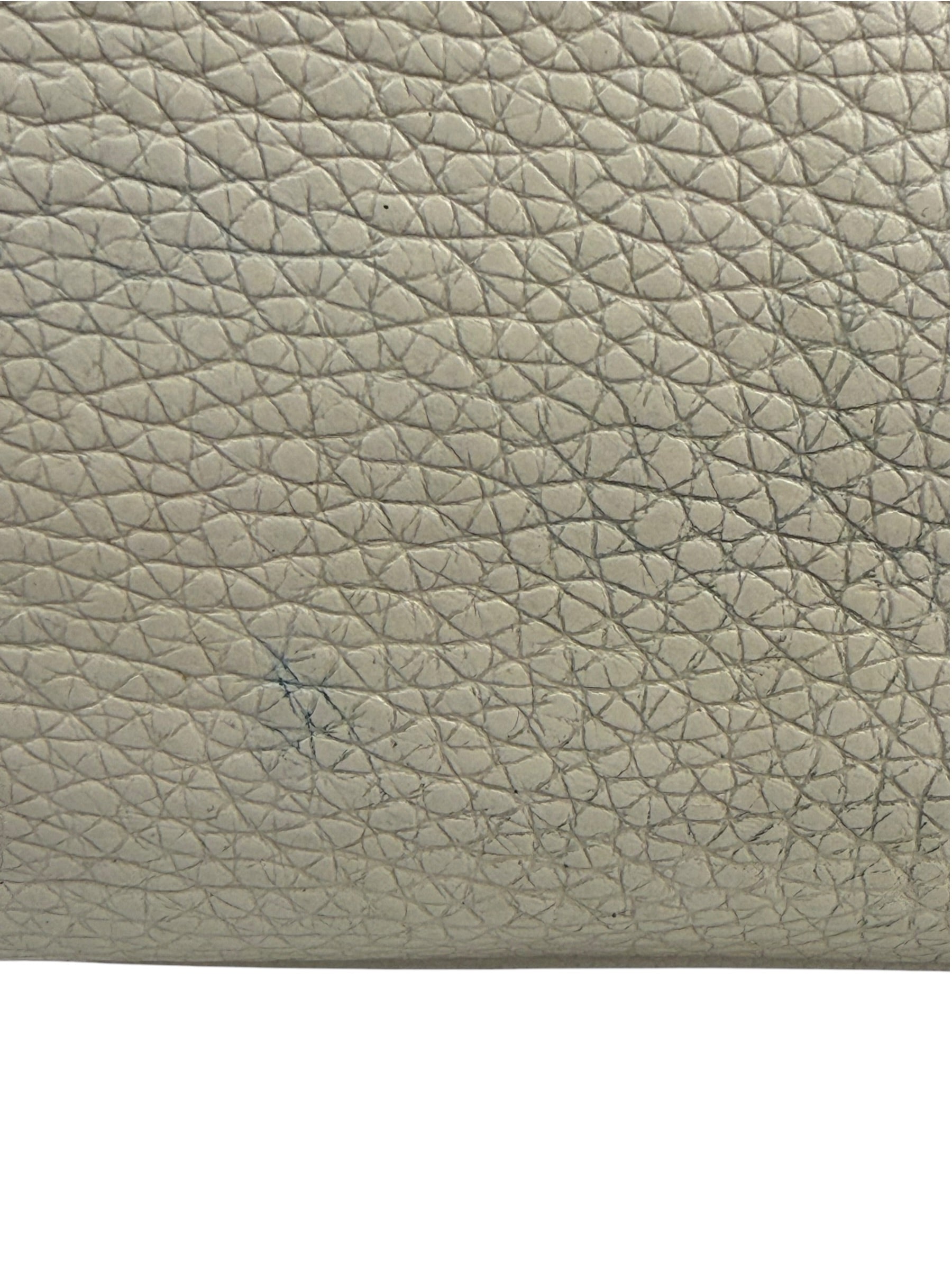 Coach Cream Pebbled Leather Hobo Bag