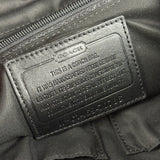 Coach black Leather Backpack