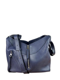 Loewe Navy Leather Hammock Shoulder Bag