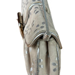 Celine Grey/Silver Suede/Leather Daisy Pochette