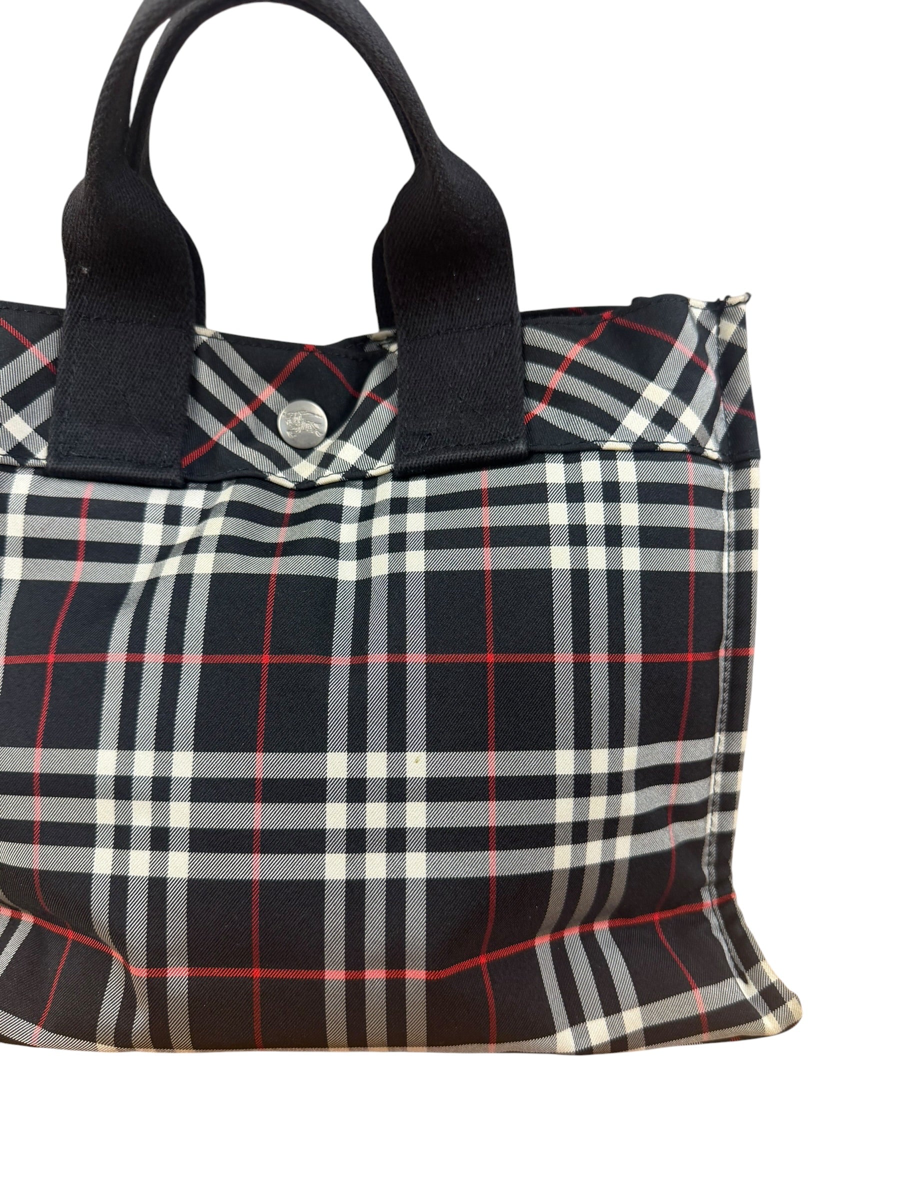 Burberry Blue Label Multicolor House Check Tote Bag