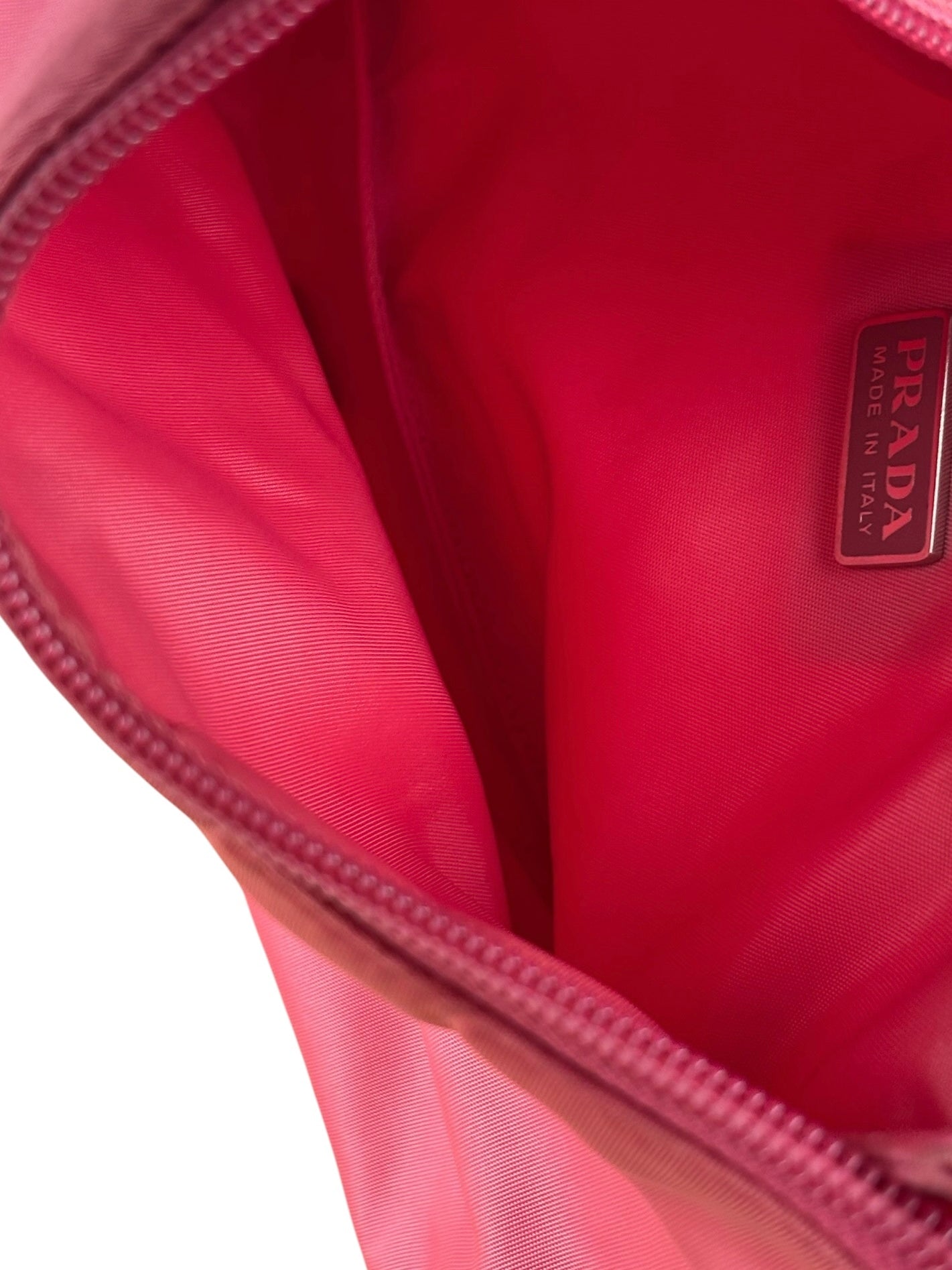 Prada Pink Tessuto Nylon Pochette