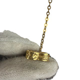 Chanel Vintage Interlocking Cc logo Pendant Necklace