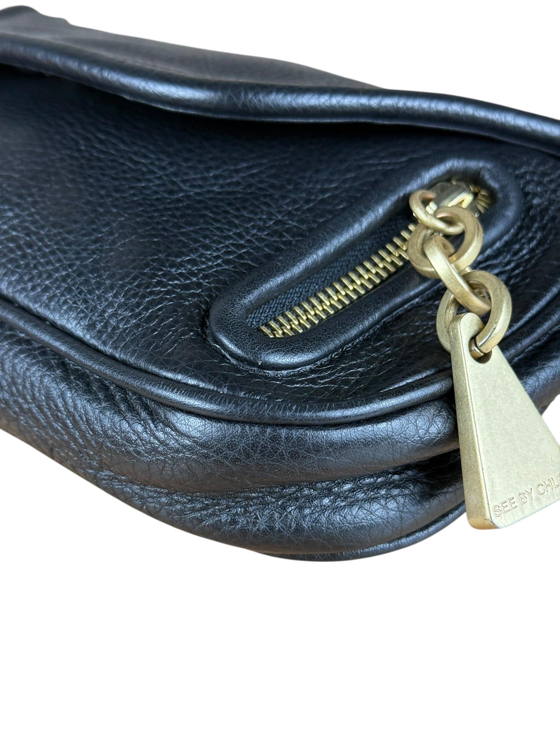 See By Chloé Black leather Tassel Shoulder Bag