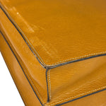 Salvatote Ferragamo Brown Leather Flap Briefcase
