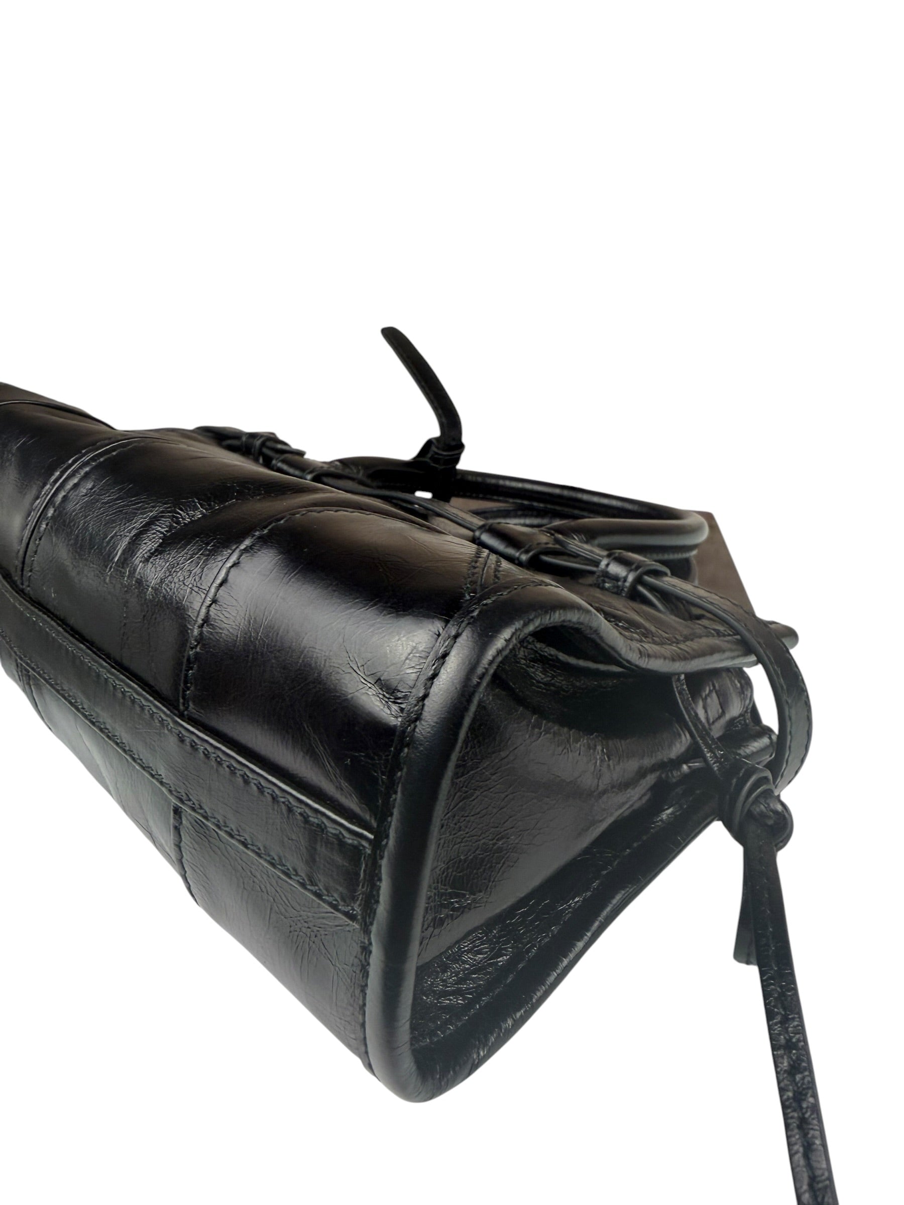 Prada Black Bonnie Calfskin Shoulder Bag