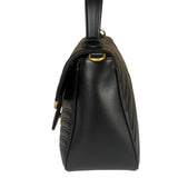 Gucci Black Leather Marmont Medium Shoulder Bag
