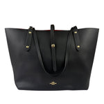 Coach Black Pebbled Leather Market Tote