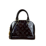 Louis Vuitton Monogram Vernis Alma BB Amarante 2Way Bag