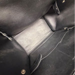 Celine Black Leather/Suede Trapeze Medium Handbag