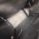Celine Black Leather/Suede Trapeze Medium Handbag