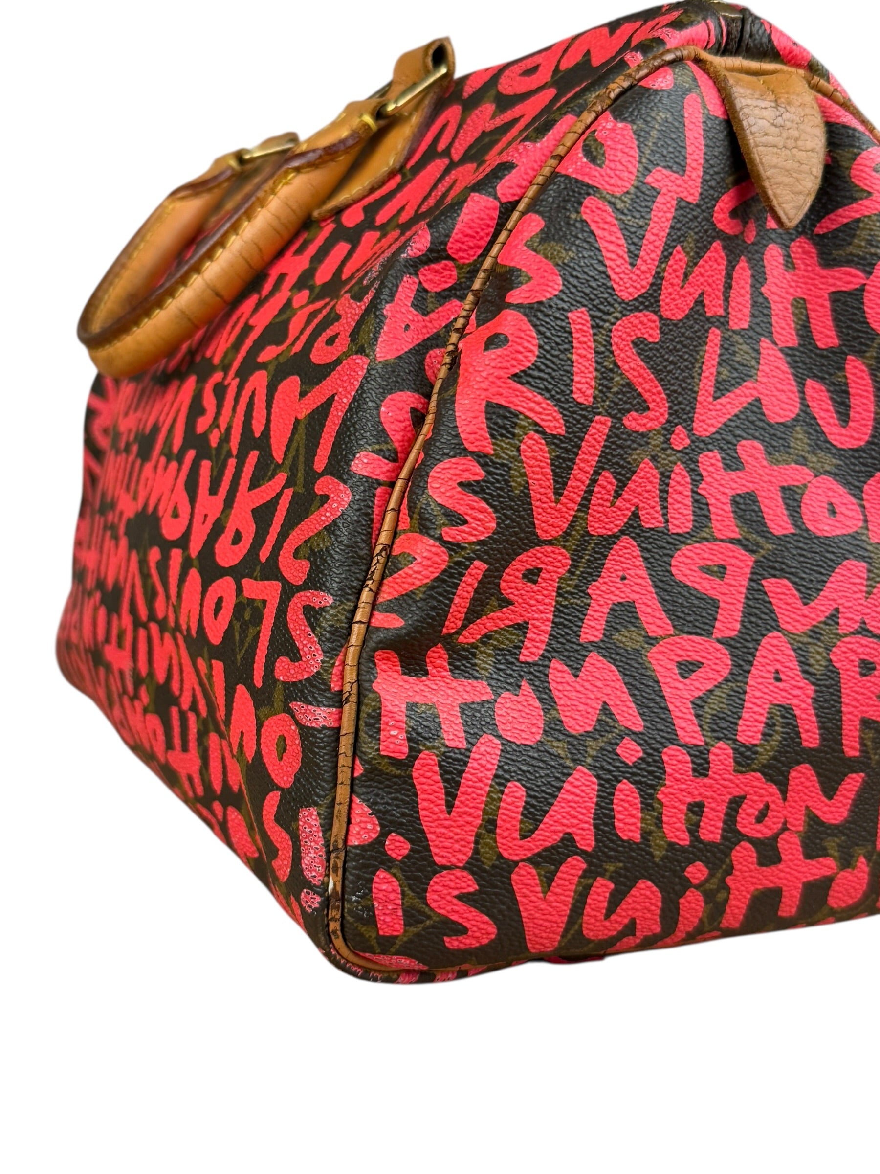 Louis Vuitton x Stephen Sprouse Graffiti Speedy 30 Pink
